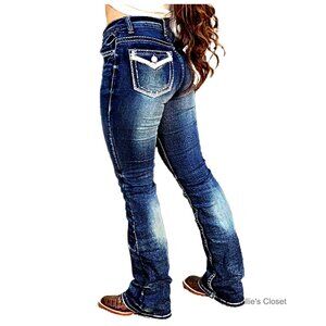 Boot Cut Jeans with Tummy Control and Butt Lifting Stretch